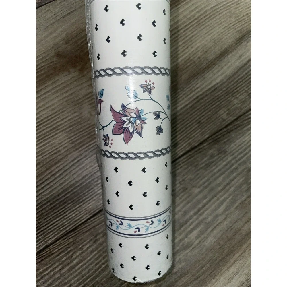 2 VTG Sunworthy Wallpaper Double Roll 55.4 sq.ft.‎ Flowers Pattern Retro